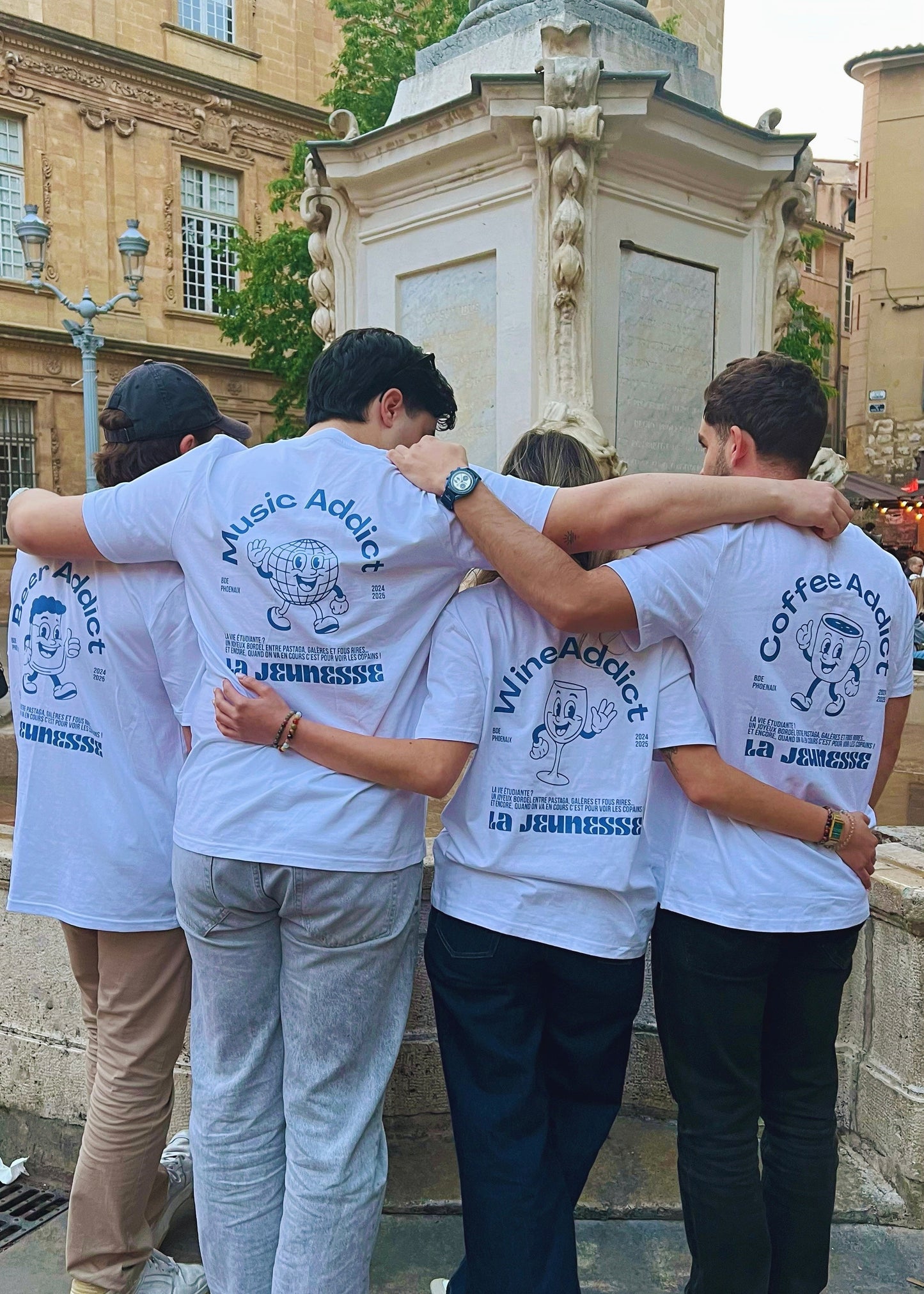 T-Shirt Wine Addict by Phoenaix BDE PHOENAIX