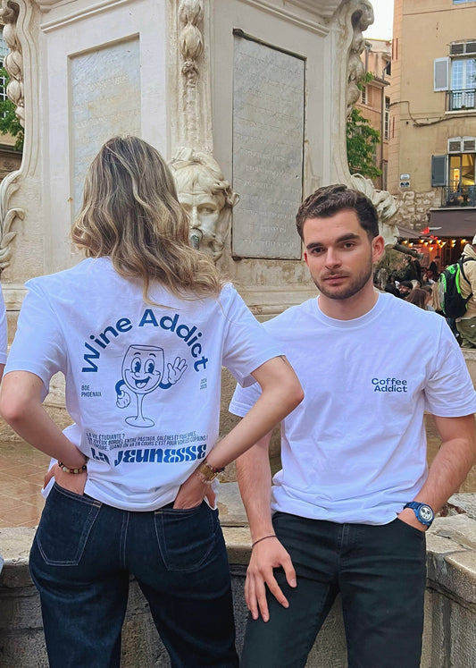 T-Shirt Coffee Addict by Phoenaix BDE PHOENAIX