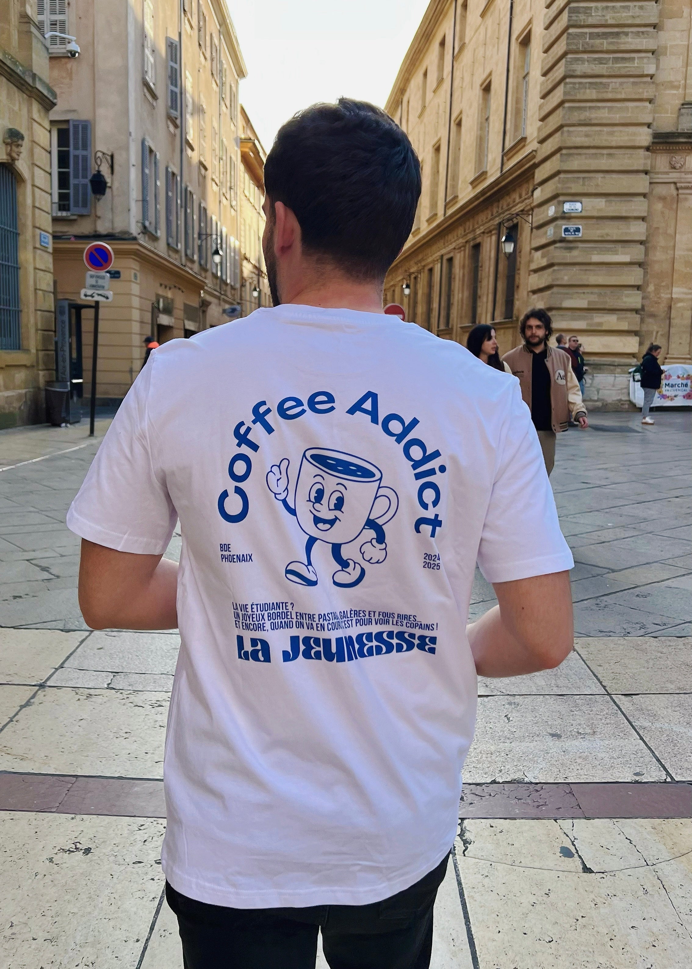 T-Shirt Coffee Addict by Phoenaix BDE PHOENAIX