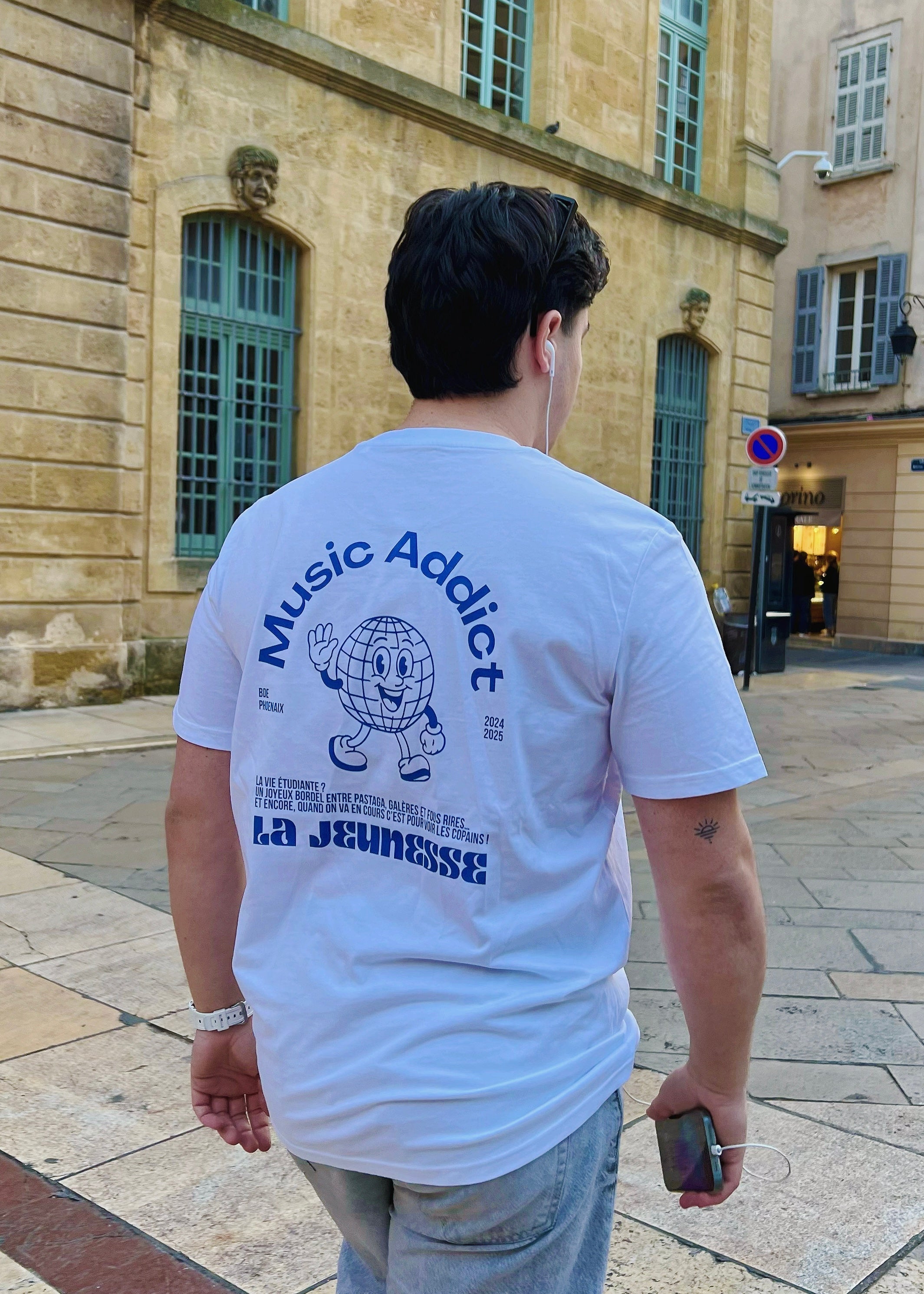 T-Shirt Music Addict by Phoenaix BDE PHOENAIX